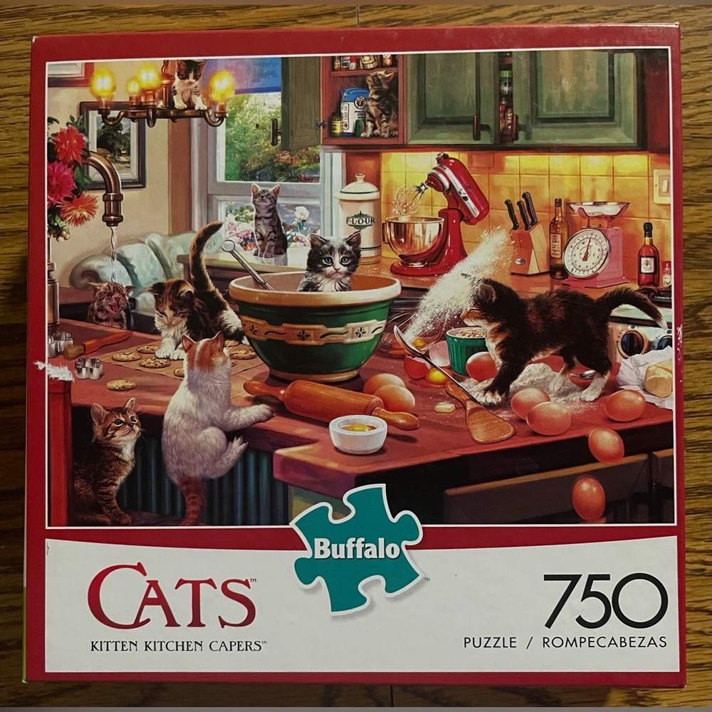 Buffalo CATS “Kitten Kitchen Capers” 750 Piece Puzzle